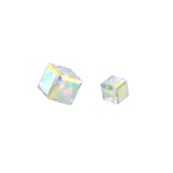 Daily Charme Swarovski Cube Rhinestone in Crystal AB