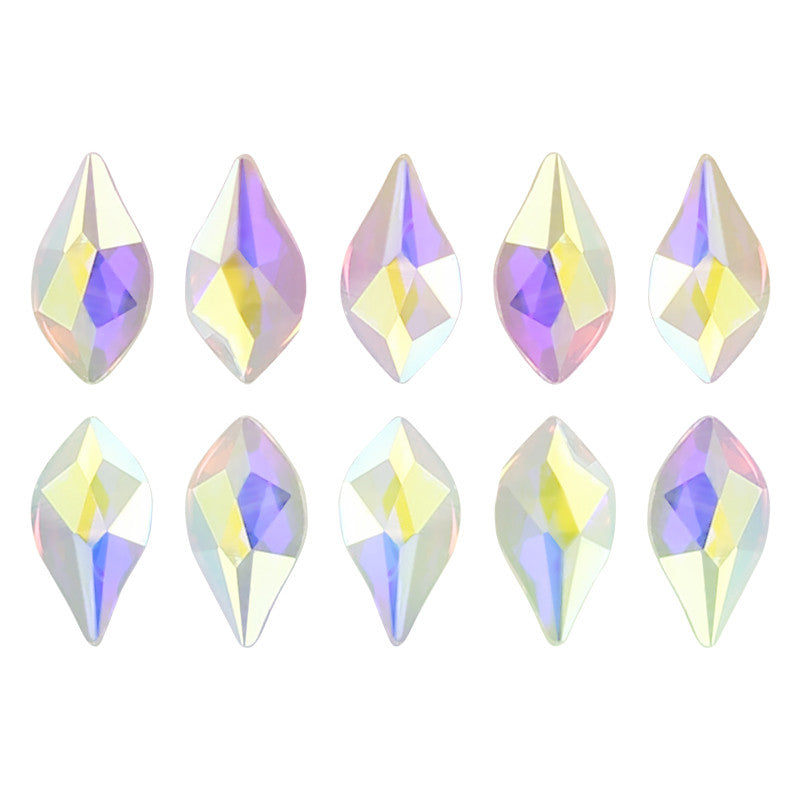 Swarovski Flame Flatback Rhinestone / Crystal AB Nail Art Crystal Swarovski Flame Flatback Rhinestone / Crystal AB