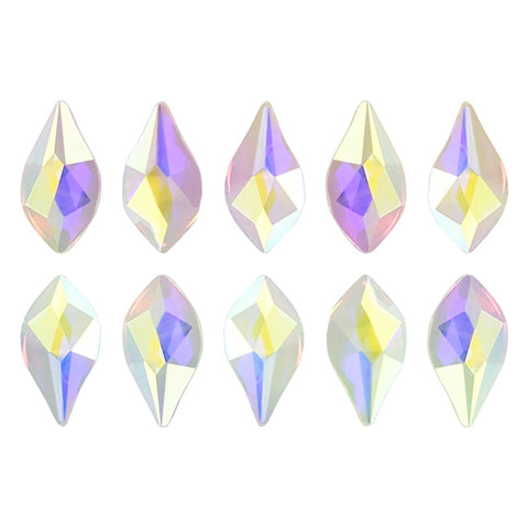 Nail Art Crystal Swarovski Flame Flatback Rhinestone / Crystal AB