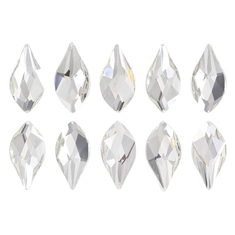 Nail Art Swarovski Flame Flatback Rhinestone / Clear