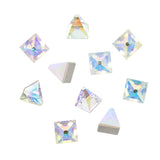 Swarovski Square Spike Flatback Rhinestone / Crystal AB 4MM 2419 for Nail Art