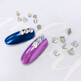 Swarovski Square Spike Flatback Rhinestone / Crystal AB 4MM 2419 for Nail Art