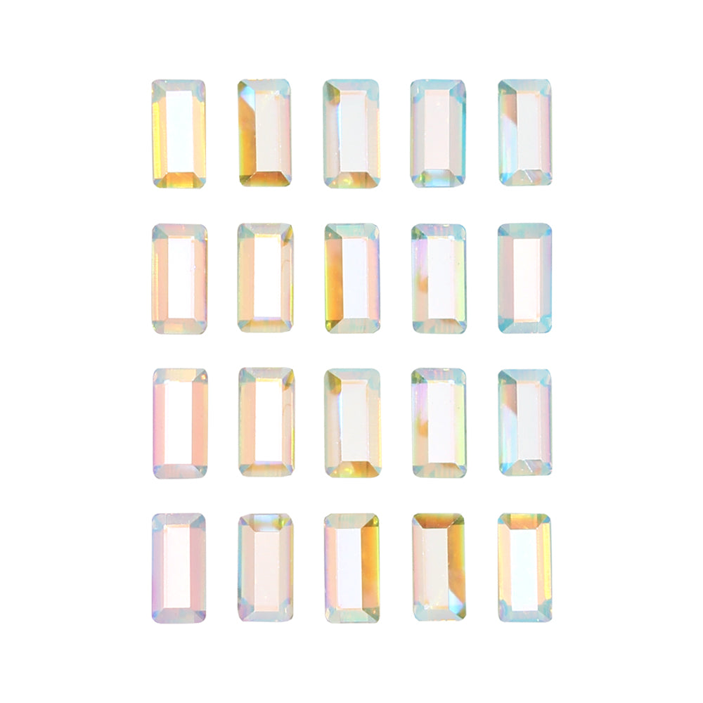 Swarovski Baguette Flatback Rhinestone / Crystal AB Swarovski Baguette Flatback Rhinestone / Crystal AB for Nail Art