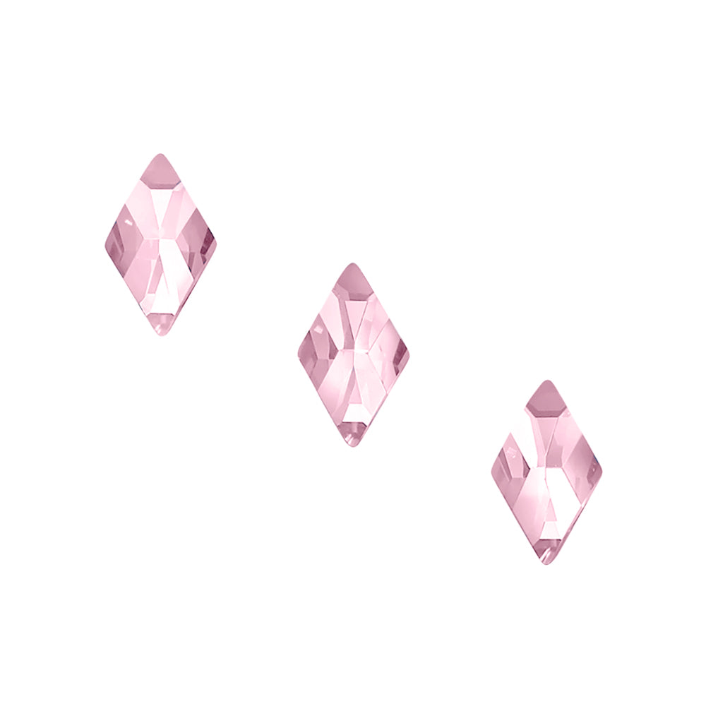 Swarovski Rhombus Flatback Rhinestone / Light Rose Swarovski Rhombus Flatback Rhinestone / Light Rose Baby Pink