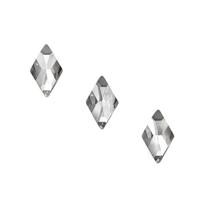Swarovski Rhombus Flatback Rhinestone / Silver Shade Swarovski Rhombus Flatback Rhinestone / Silver Shade
