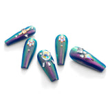 Swarovski Heart Flatback Rhinestone / Crystal Clear for Nail Art 3.6MM 2808