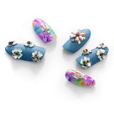 Swarovski Heart Flatback Rhinestone / Crystal Clear for Nail Art 3.6MM 2808