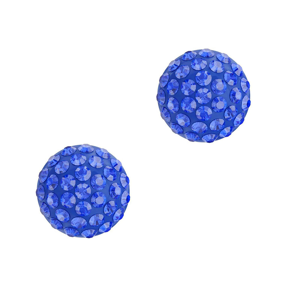 Swarovski Cabochon Pave Flatback / Dark Blue / Majestic Blue 88601