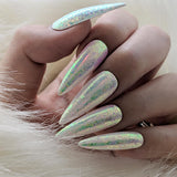 Iridescent Flake Aurora Unicorn AB Rainbow Effect Nail Art