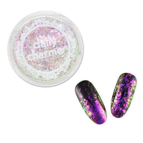 Iridescent Flake / Mermaid Andrina Nail Art Decor Chameleon Rainbow