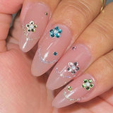 Twinkle Twinkle Rhinestone Pastel Collection / 4 Colors Rose Yellow Green Blue