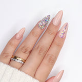 Twinkle Twinkle Round Flatback Rhinestone Mix for Nail Art | Crystal AB