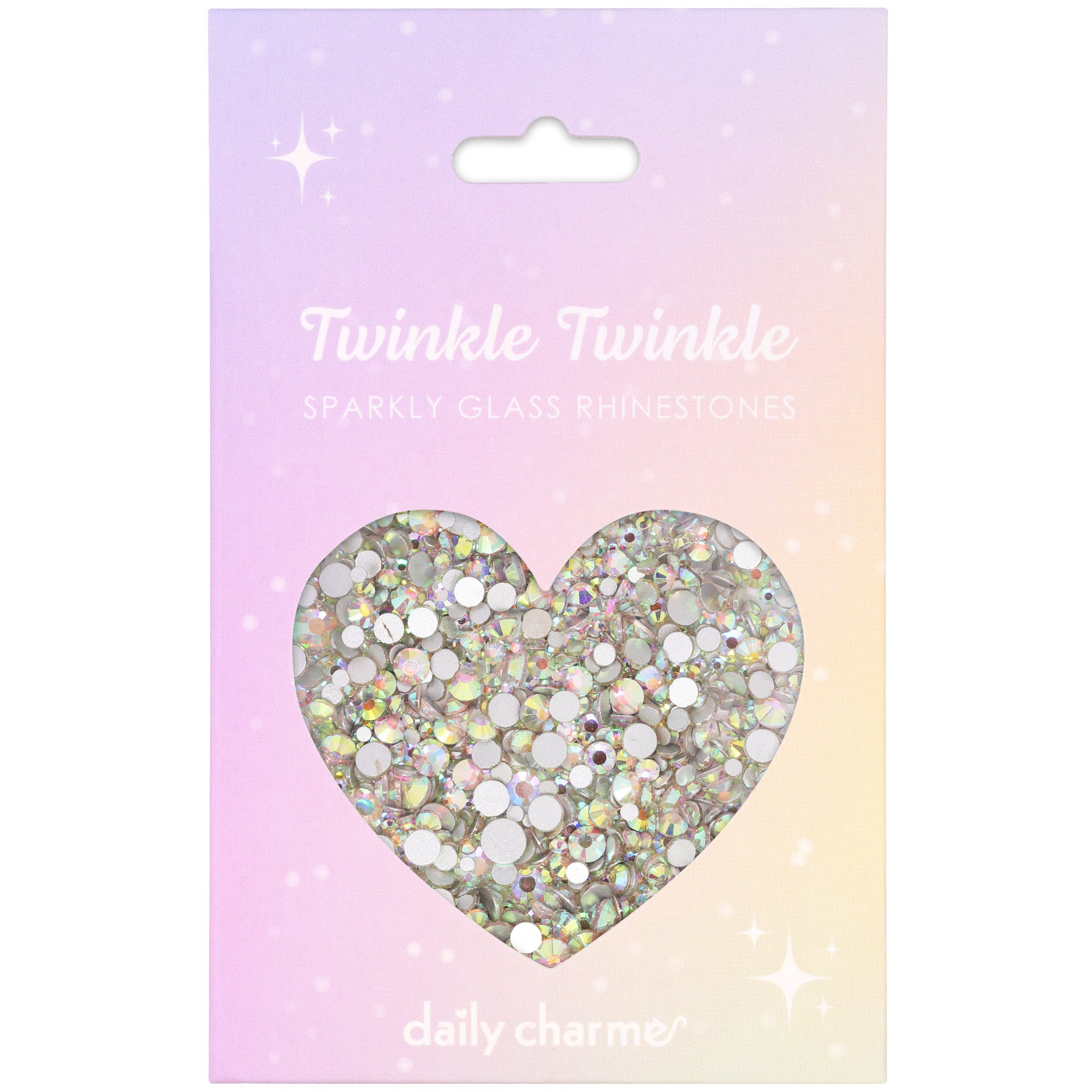 Twinkle Twinkle Round Flatback Rhinestone Mix / Crystal AB Twinkle Twinkle Round Flatback Rhinestone Mix for Nail Art | Crystal AB