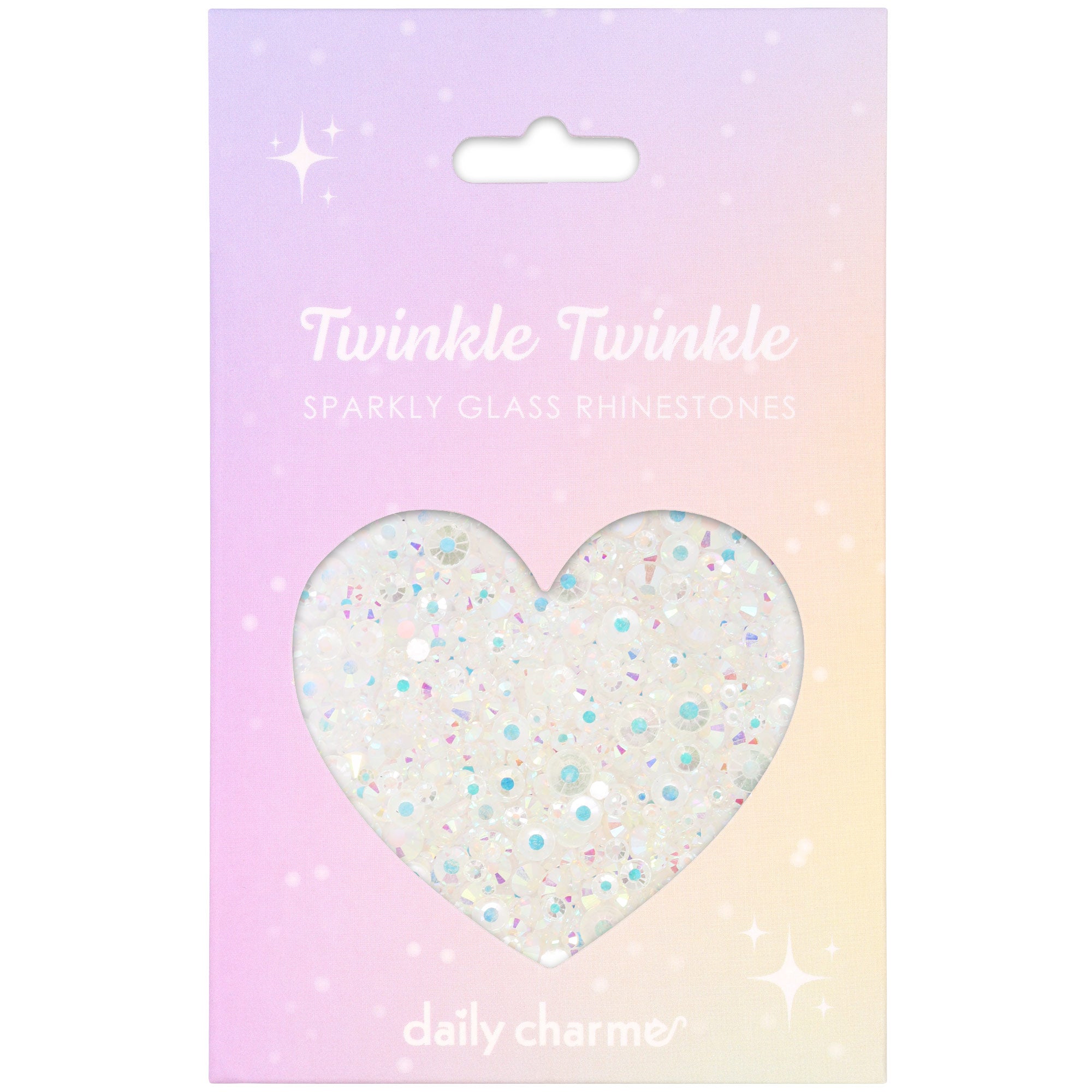 Twinkle Twinkle Round Flatback Rhinestone Mix / Crystal AB Unfoiled Twinkle Twinkle Round Flatback Rhinestone Mix for Nail Art | Crystal AB Unfoiled