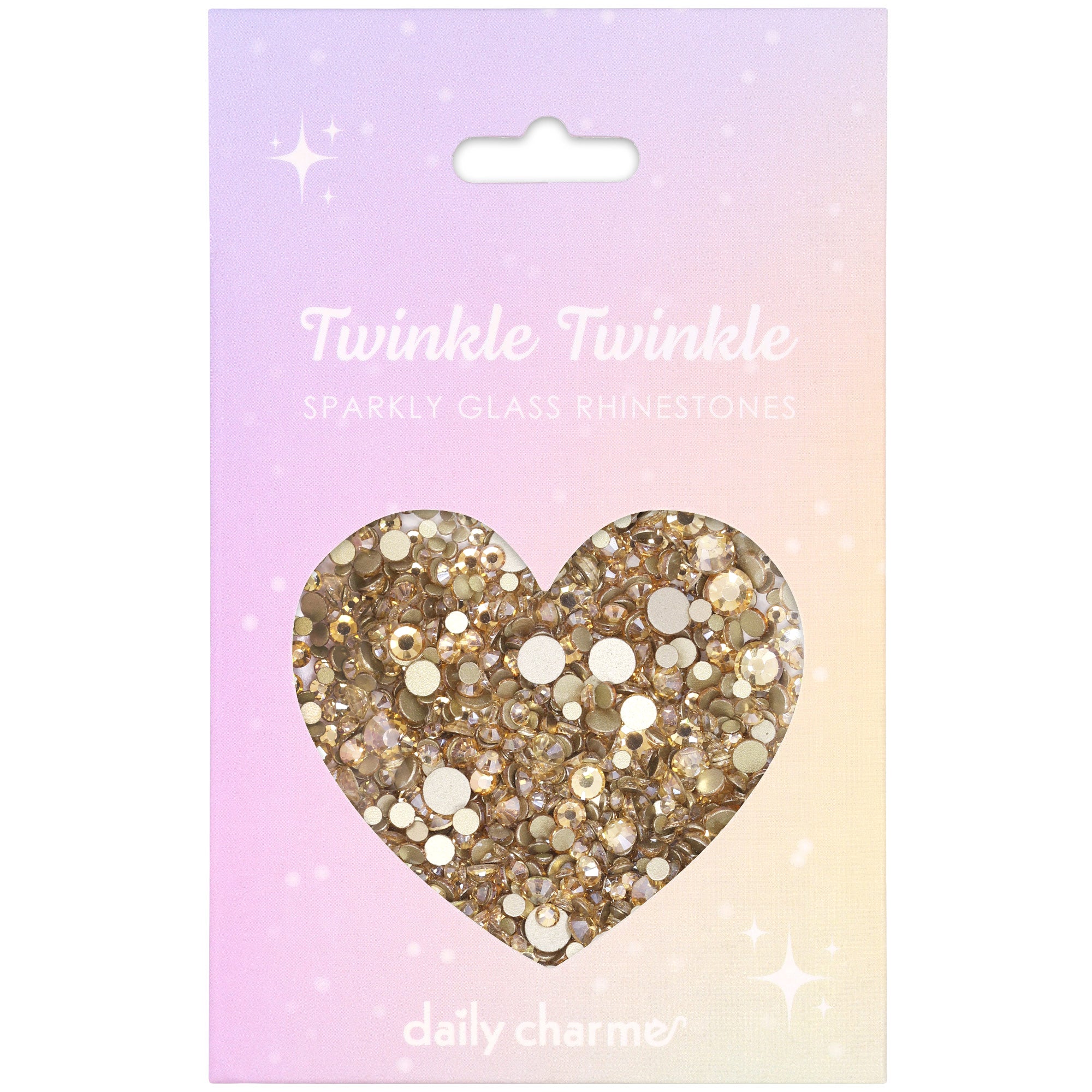 Twinkle Twinkle Round Flatback Rhinestone Mix | Golden Shadow