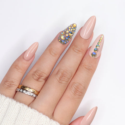 Twinkle Twinkle Round Flatback Rhinestone Mix for Nail Art | Paradise Shine