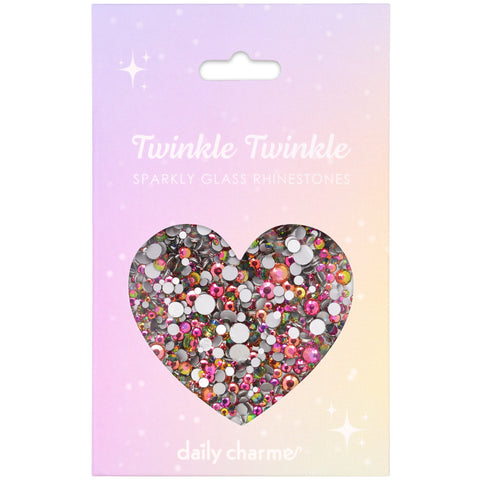Twinkle Twinkle Round Flatback Rhinestone Mix for Nail Art | Vitrail Aura