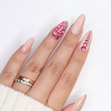 Twinkle Twinkle Round Flatback Rhinestone Mix for Nail Art | Rose