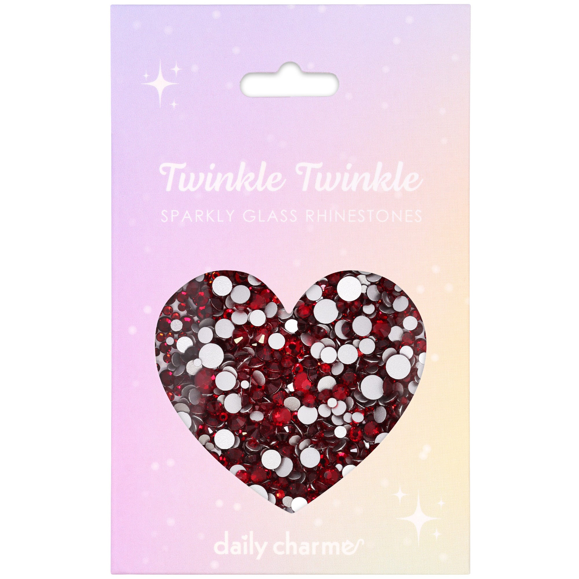 Twinkle Twinkle Round Flatback Rhinestone Mix / Siam Twinkle Twinkle Round Flatback Rhinestone Mix for Nail Art | Siam