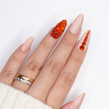 Twinkle Twinkle Round Flatback Rhinestone Mix for Nail Art | Tangerine