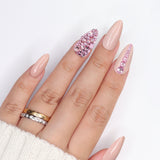 Twinkle Twinkle Round Flatback Rhinestone Mix / Light Rose Nail Crystal