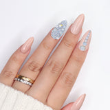 Twinkle Twinkle Round Flatback Rhinestone Mix / White Opal Nail Crystal