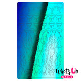 Vinyl Film Sticker / Dripping Flames Hot Girl Nails / Chameleon Green