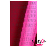 Vinyl Film Sticker / Blackletter Alphabet Old English Font / Fuchsia