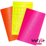 Vinyl Film Sticker / Dripping Flames Hot Girl Drip Nails / Neon Pink Yellow Orange