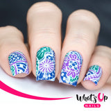 Daily Charme Nail Supply Stamping Plates Whats Up Nails / Majestic Flowers