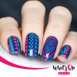 Daily Charme Nail Supply Stamping Plates Whats Up Nails / Lost in Aztec