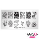 Whats Up Nails / Growing Beauty Nail Stamping Plates Spring Nails Floral Flowers