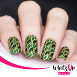 Whats Up Nails Stamping Plate / Petal to the Metal Floral Print
