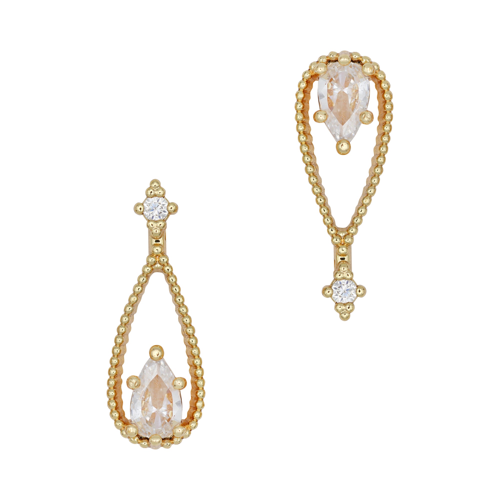 Large Tear Drop / Zircon Charm / Clear Large Tear Drop / Zircon Charm / Clear