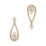 Large Tear Drop / Zircon Charm / Clear