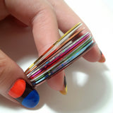 Nail Art Decoration - Set of Nail Art Tapes - 10 Colors