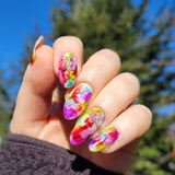 Daily Charme Iridescent Butterfly Resin Cabochon Spring Butterfly Nail @polishedbyalison