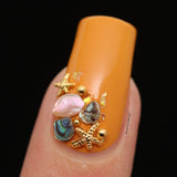 Daily Charme Crushed Seashell / Paua Natural Shell Summer Mermaid Nail
