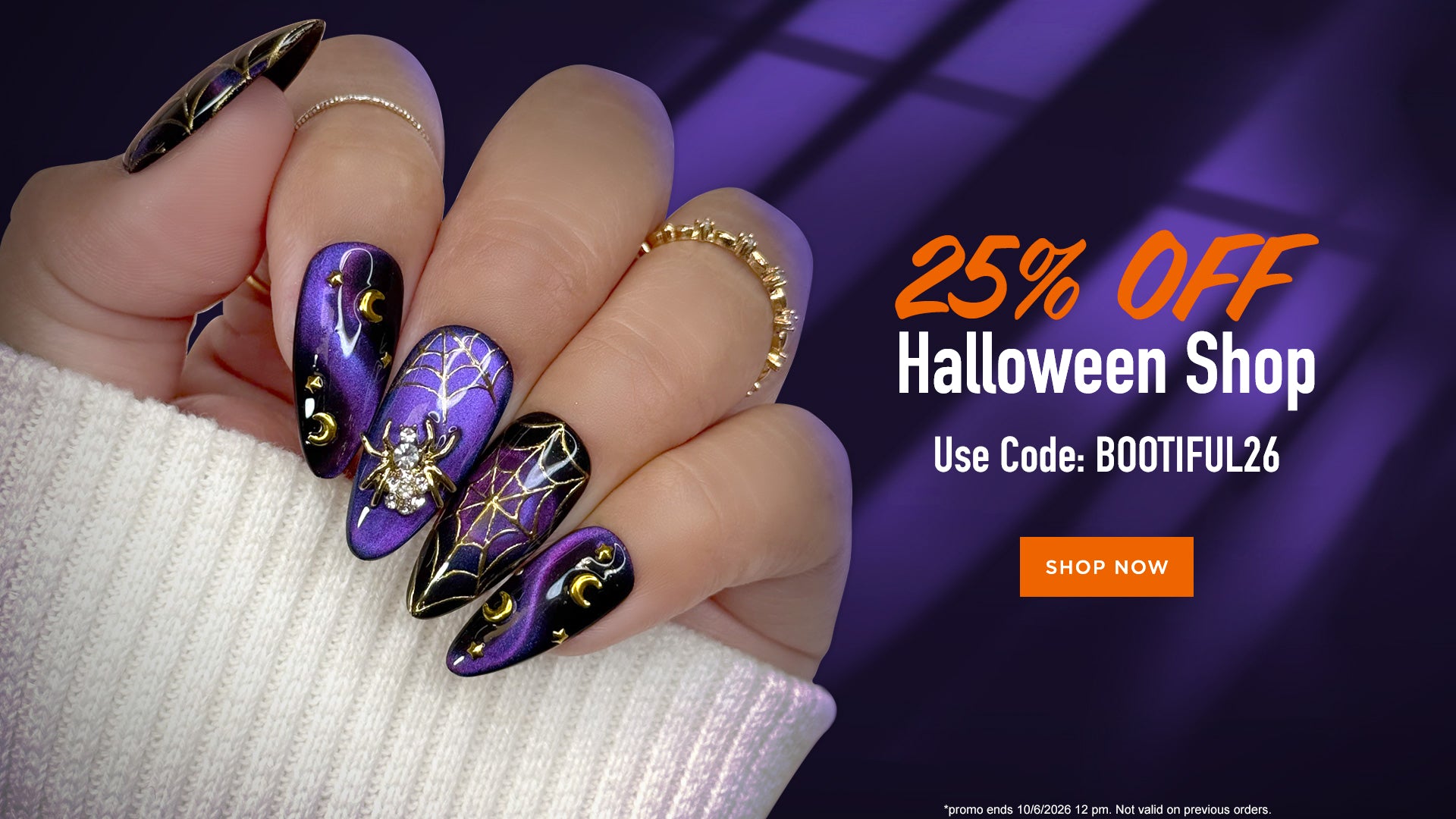 25% OFF Halloween Shop - Save on Cat Eye Gels, Chromes, Charme Box