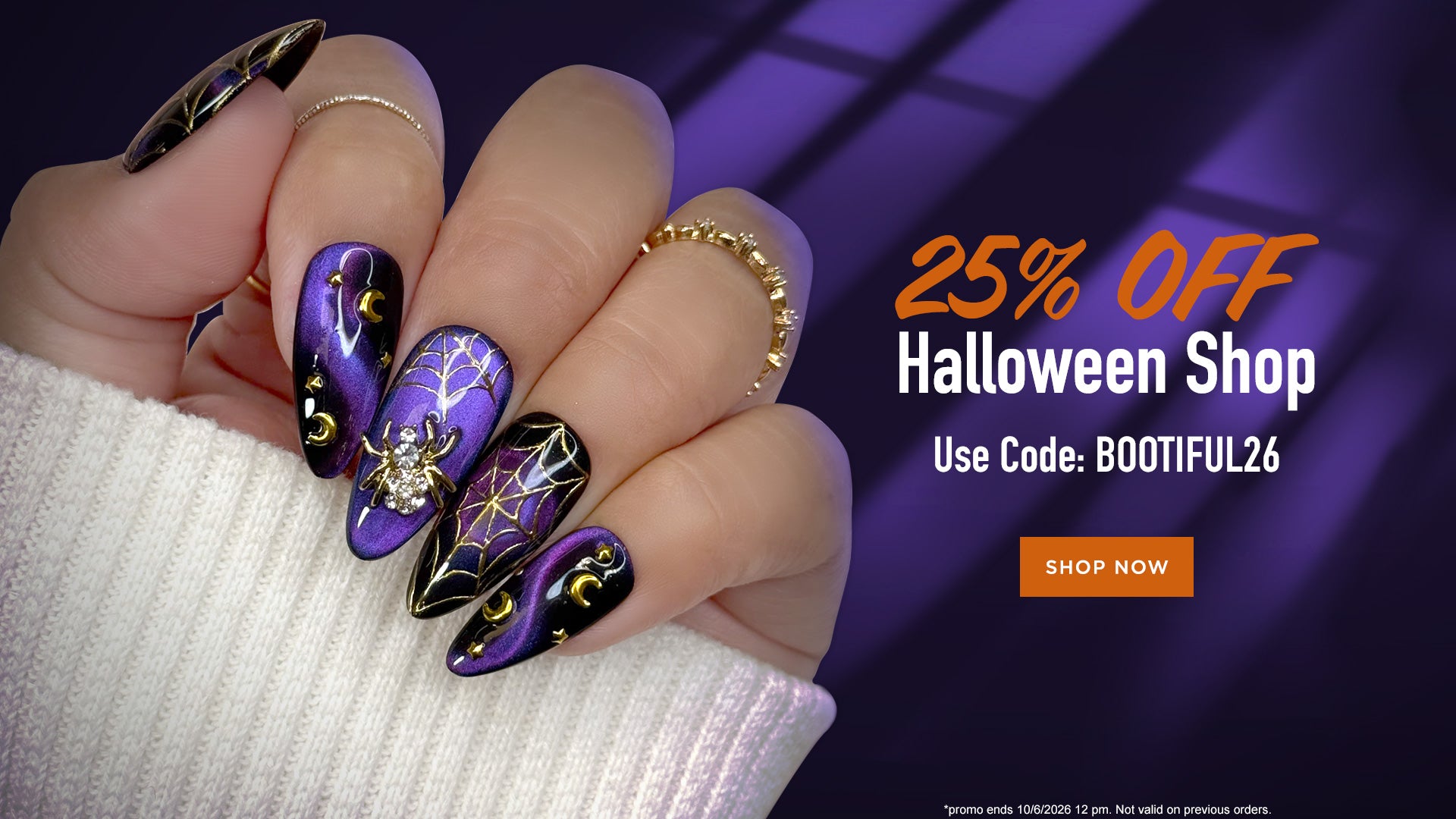 25% OFF Halloween Shop - Save on Cat Eye Gels, Chromes, Charme Box