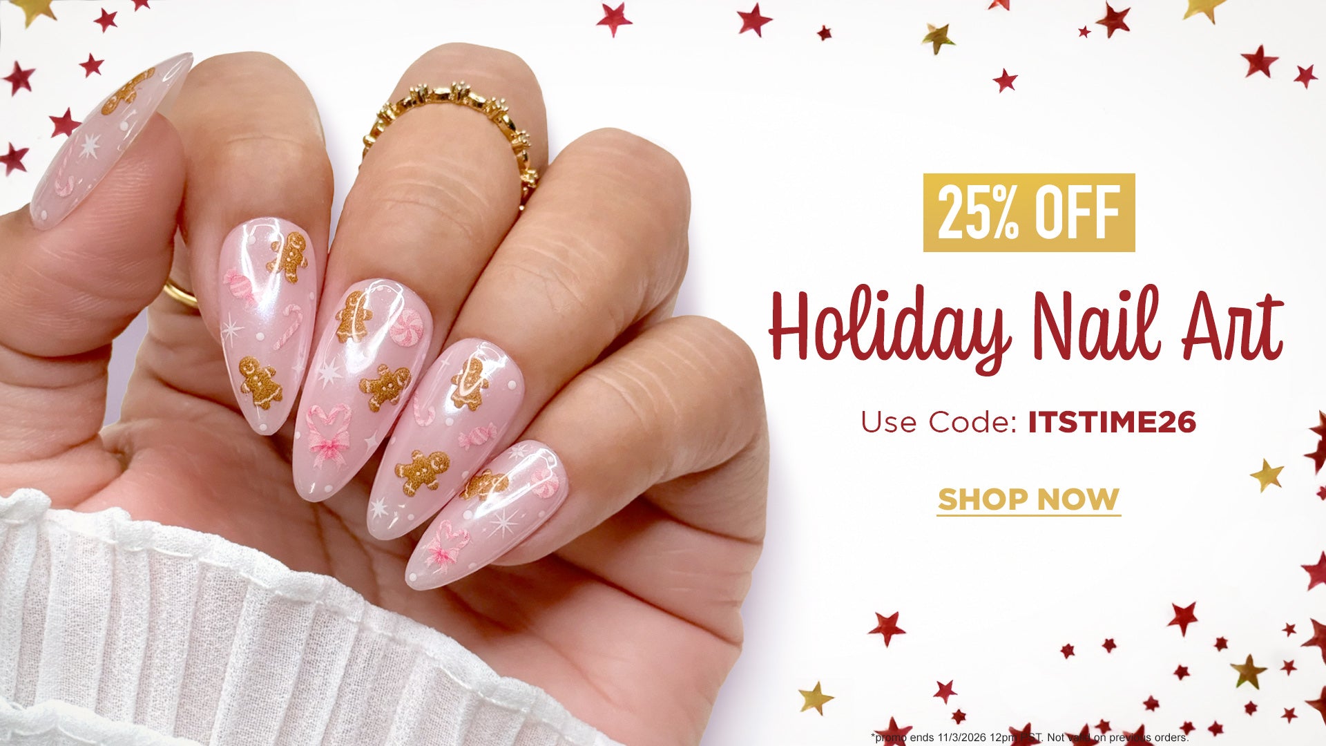 Daily Charme 25% OFF Holiday Nail Art