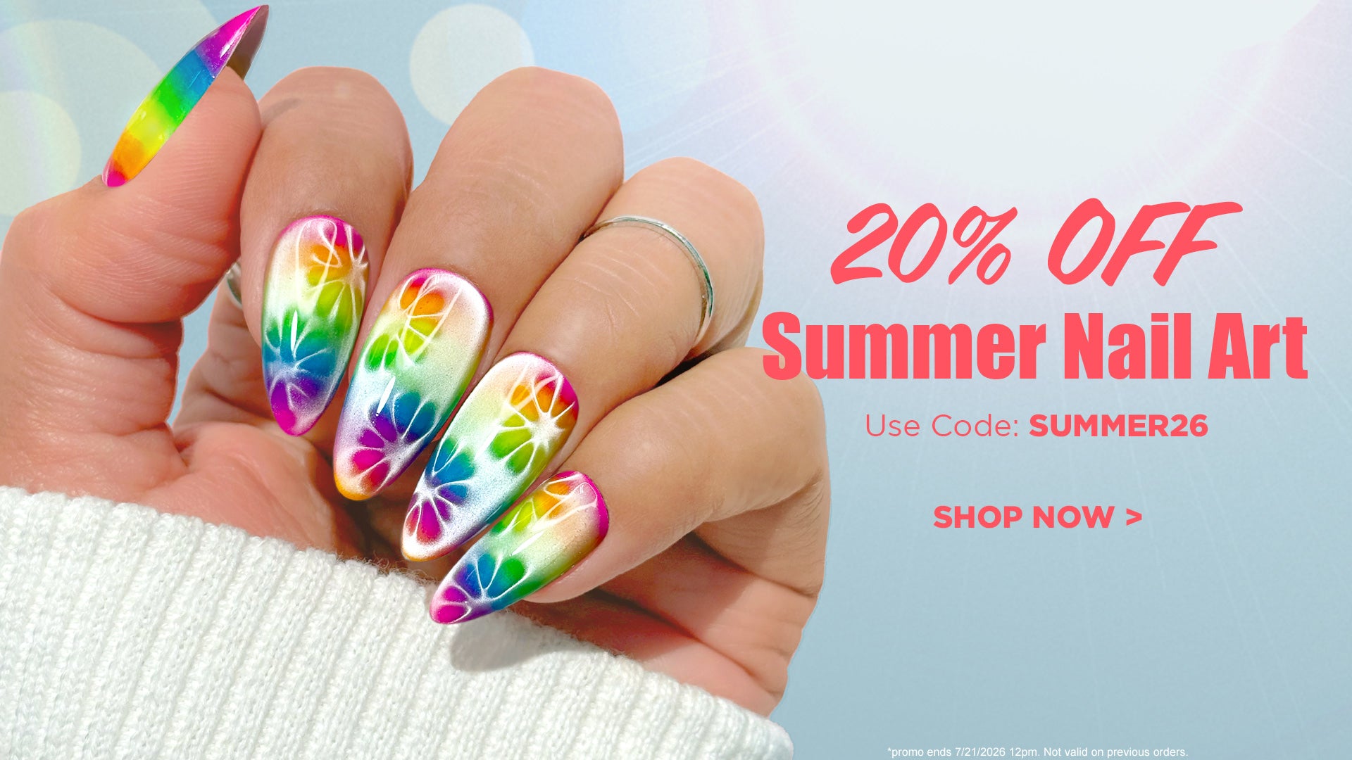 Daily Charme 20% OFF Summer Nail Art