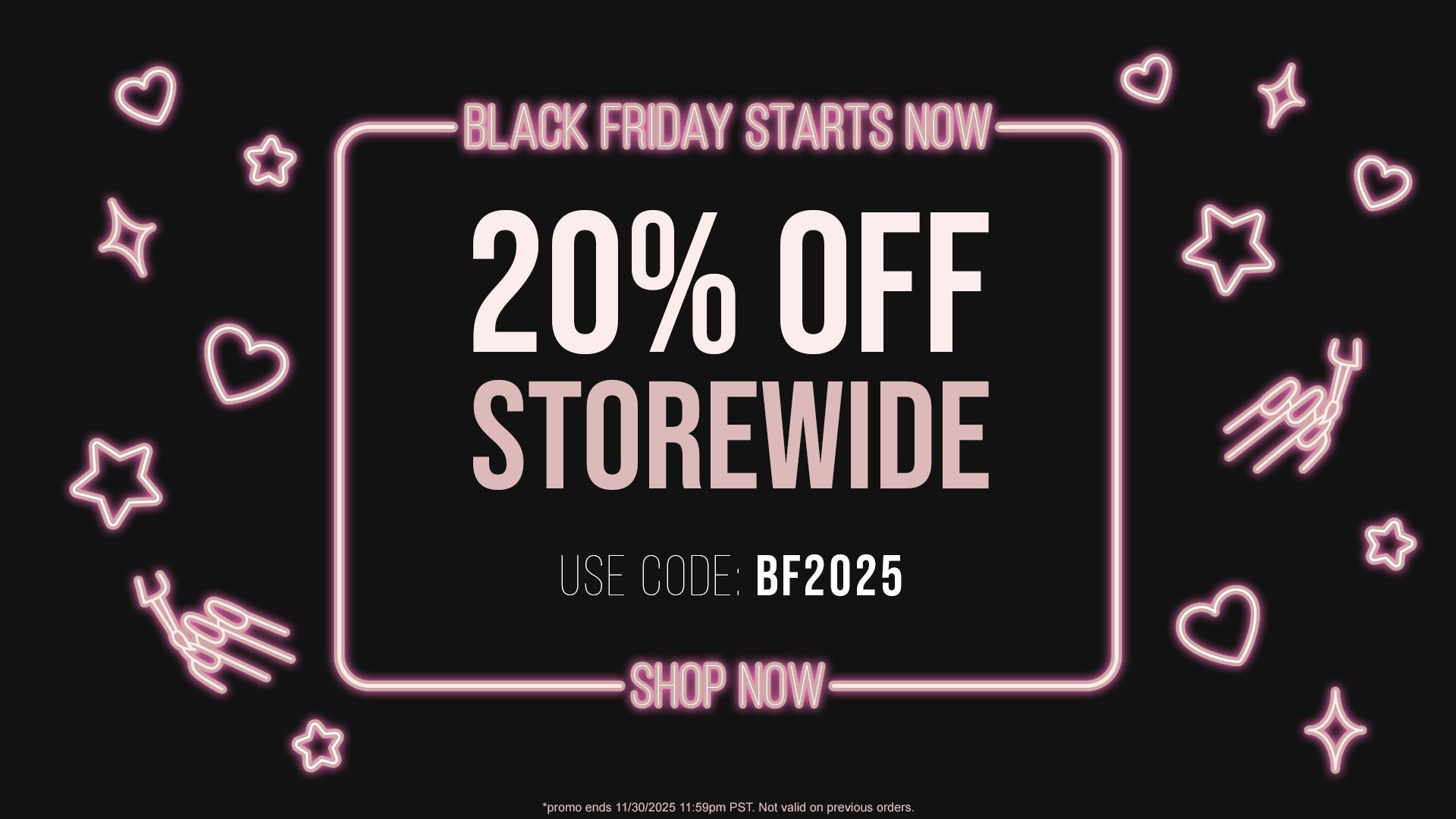 20% OFF Storewide Black Friday Deals