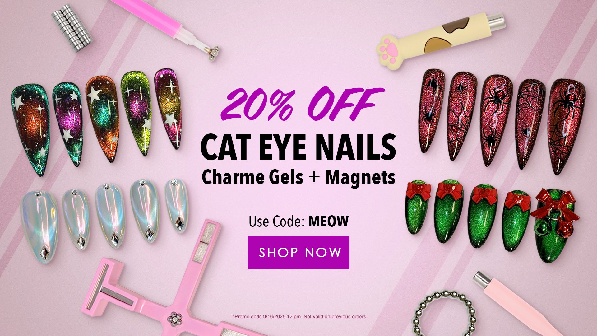 20% Off Viral Cat Eye Gel Polish & Magnet Tools