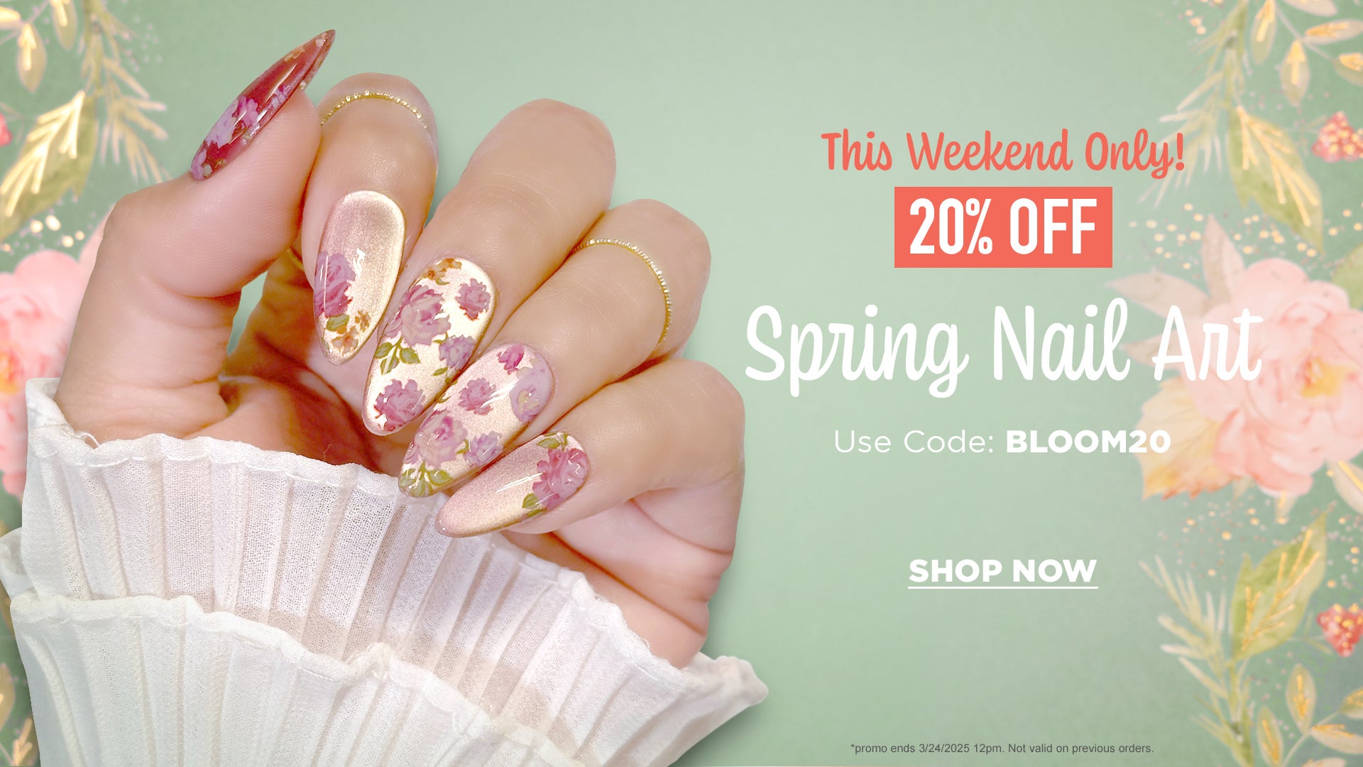 15% Off Spring Nail Art