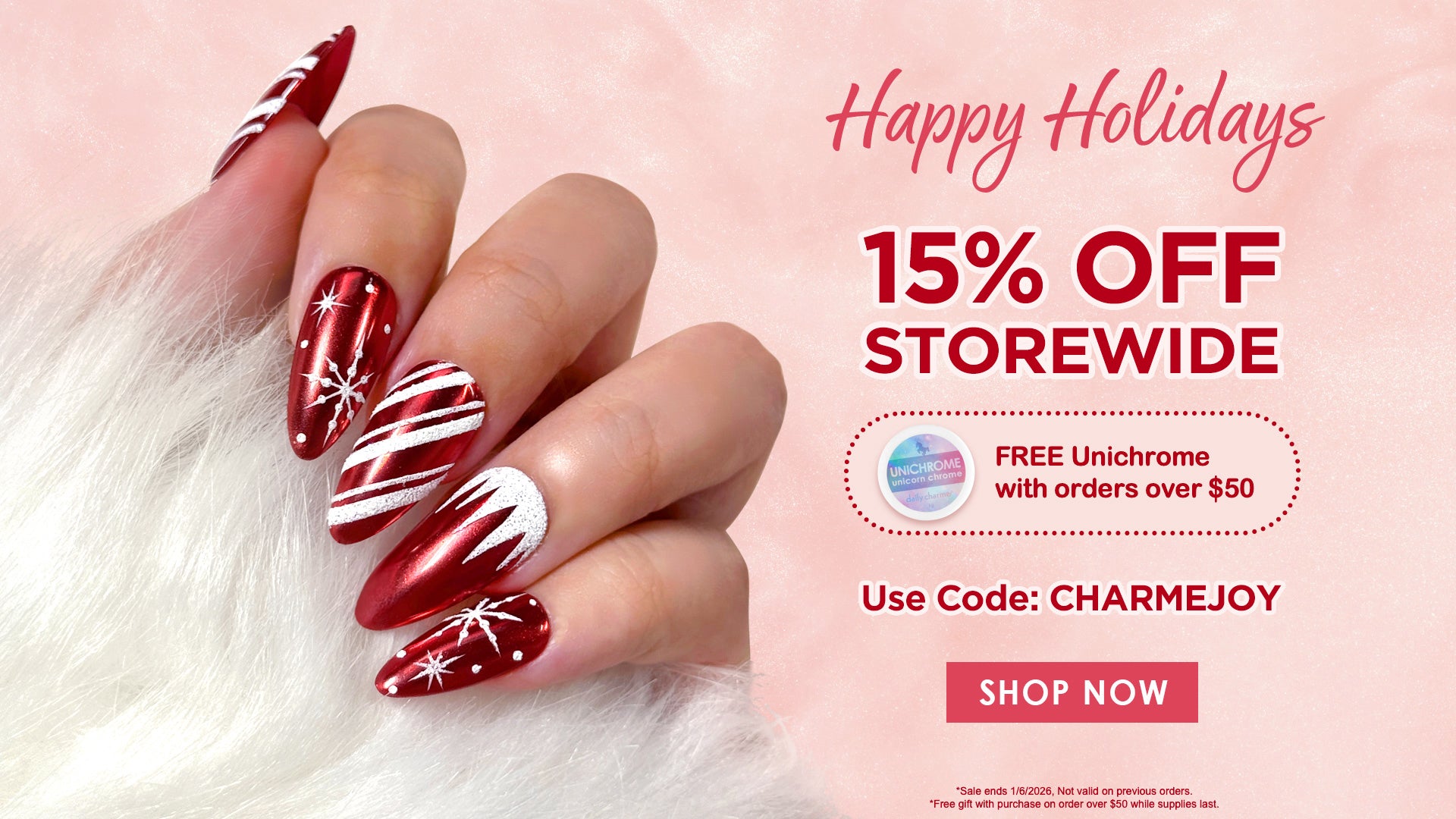 Daily Charme 15% OFF Storewide + Free Unichrome on Orders over $50