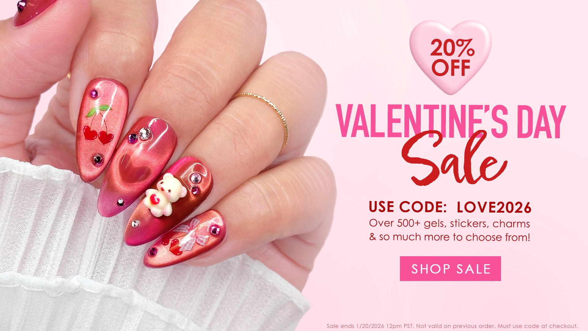 Daily Charme 20% OFF Valentine's Day Shop Sale