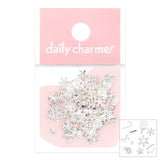 Nail Decor 3D Festive Holiday Studs Mix Silver Christmas Cute Mani