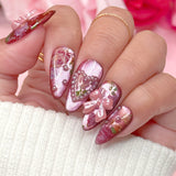 Nail Art Decor | Pastel Rainbow Mini Flatback Pearls Mix Coquette Heart Nail Design Cat Eye Pink