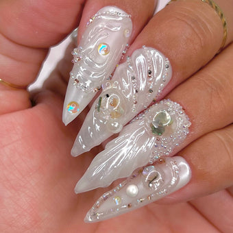 Charme Crystal Sparkle Pixie / Aurora Sands Nail Art Decor AB Rainbow Iridescent Summer